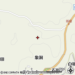 愛知県豊田市新盛町（向洞）周辺の地図