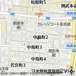 愛知県名古屋市中村区中島町周辺の地図