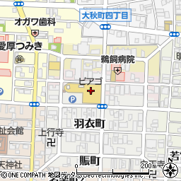 ピアゴ中村店周辺の地図