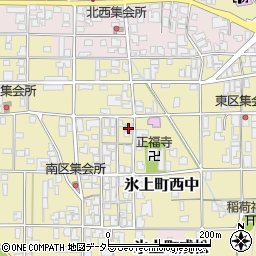 兵庫県丹波市氷上町西中254周辺の地図