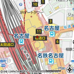 セリーヌジェイアール名古屋タカシマヤ周辺の地図