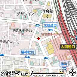 愛知県名古屋市中村区椿町3-7周辺の地図