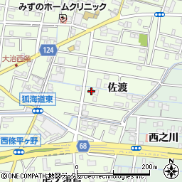 愛知県海部郡大治町西條佐渡33周辺の地図