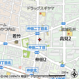 名鉄協商仲田２丁目第４駐車場周辺の地図