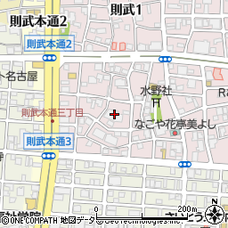 愛知県名古屋市中村区則武2丁目26周辺の地図