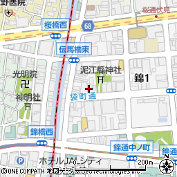 新品川商事株式会社中部・名古屋支店周辺の地図