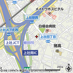 愛知県名古屋市名東区上社4丁目135周辺の地図