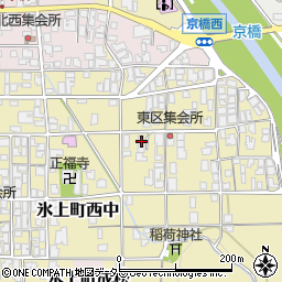 兵庫県丹波市氷上町西中70周辺の地図