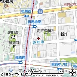 晃栄化学工業株式会社周辺の地図