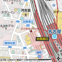 名古屋駅(太閤通口)周辺の地図