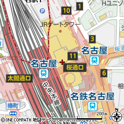 山本屋総本家 ＪＲセントラルタワーズ店周辺の地図