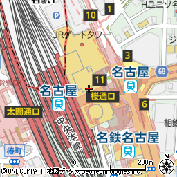 〒450-6035 愛知県名古屋市中村区名駅 ＪＲセントラルタワーズ（３５階）の地図