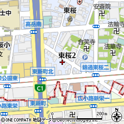 消防設備ドット岐阜周辺の地図