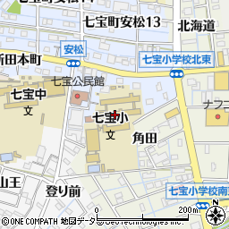 愛知県あま市七宝町桂角田2439-1周辺の地図