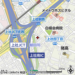 愛知県名古屋市名東区上社4丁目131周辺の地図