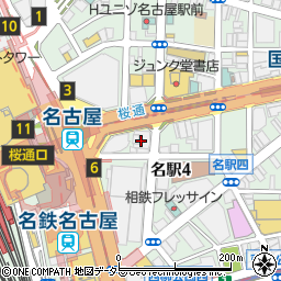 理研産業補聴器センター　ナゴヤ駅前店周辺の地図