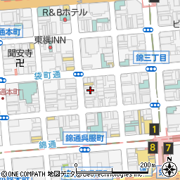 和幸鮨周辺の地図