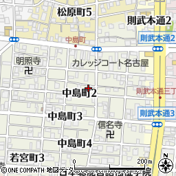 愛知県名古屋市中村区中島町2丁目7周辺の地図