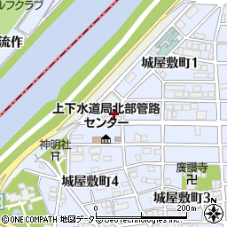愛知県名古屋市中村区城屋敷町2丁目7周辺の地図