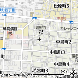 愛知県名古屋市中村区中島町2丁目17周辺の地図