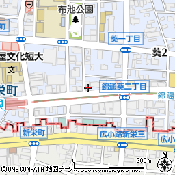 愛知県名古屋市東区葵1丁目14-25周辺の地図