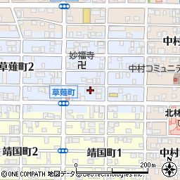 ヤマト運輸中村草薙センター周辺の地図
