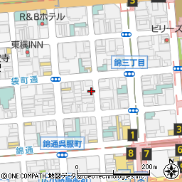 寿司 向月 名古屋本館周辺の地図