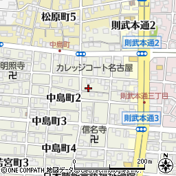 愛知県名古屋市中村区中島町1丁目92周辺の地図