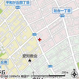 愛知県名古屋市名東区社台1丁目60周辺の地図