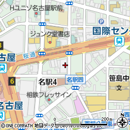 近鉄不動産株式会社　名古屋支店販売管理周辺の地図