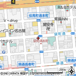 ファイヤーホール4000 名古屋栄店周辺の地図