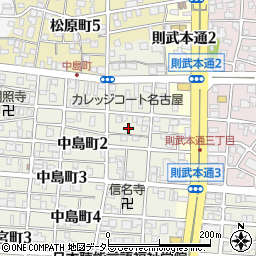 愛知県名古屋市中村区中島町1丁目91周辺の地図