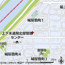 愛知県名古屋市中村区城屋敷町2丁目3周辺の地図