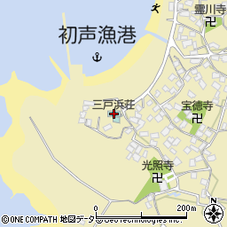 三戸浜荘周辺の地図