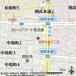 愛知県名古屋市中村区中島町1丁目84周辺の地図
