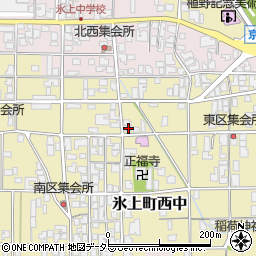 兵庫県丹波市氷上町西中28周辺の地図
