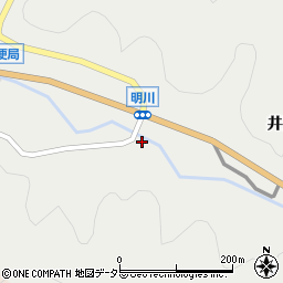 愛知県豊田市明川町中平周辺の地図