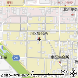兵庫県丹波市氷上町西中378周辺の地図