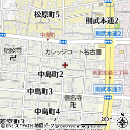 愛知県名古屋市中村区中島町1丁目96周辺の地図