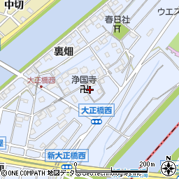 愛知県大治町（海部郡）八ツ屋（郷内）周辺の地図