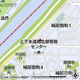 愛知県名古屋市中村区城屋敷町2丁目6周辺の地図