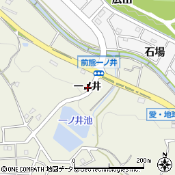 愛知県長久手市前熊一ノ井周辺の地図