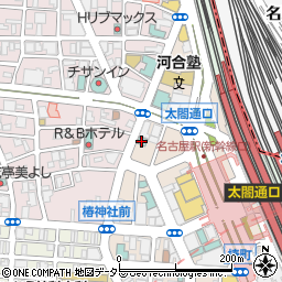 ビジネスホテルニュースターナゴヤ周辺の地図