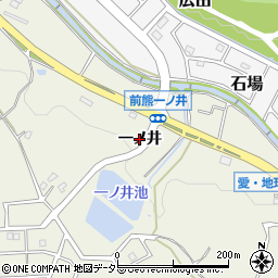 愛知県長久手市前熊（一ノ井）周辺の地図