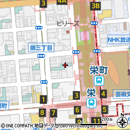 カラオケ レインボー 栄店周辺の地図