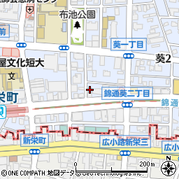 愛知県名古屋市東区葵1丁目14-27周辺の地図