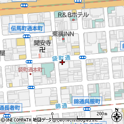 ローソン錦袋町通店周辺の地図