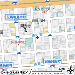 ローソン錦袋町通店周辺の地図