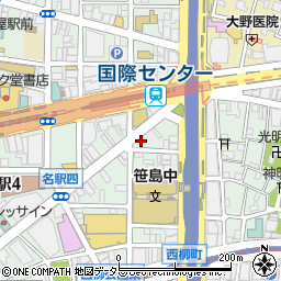 寿司と串とわたくし 名古屋駅柳橋店周辺の地図