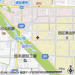 兵庫県丹波市氷上町西中350周辺の地図